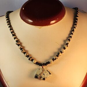 Dalmation jasper necklace
