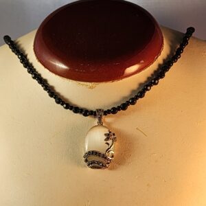Black tourmaline necklace